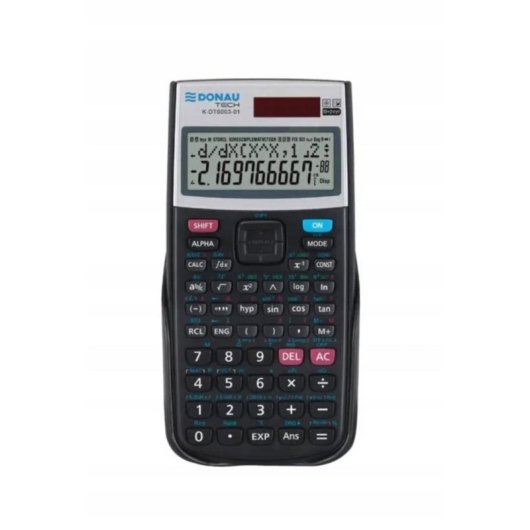 Calculatrice scientifique Donau 401 fonctions 164x84x19 mm noir