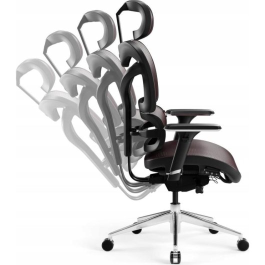 Silla de oficina Diablo Chairs V-Commander Negro y rojo