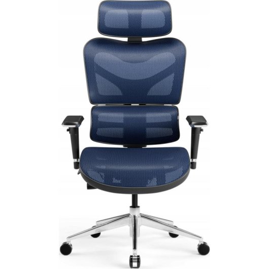 Silla de oficina Diablo Chairs V-Commander Negro/Azul