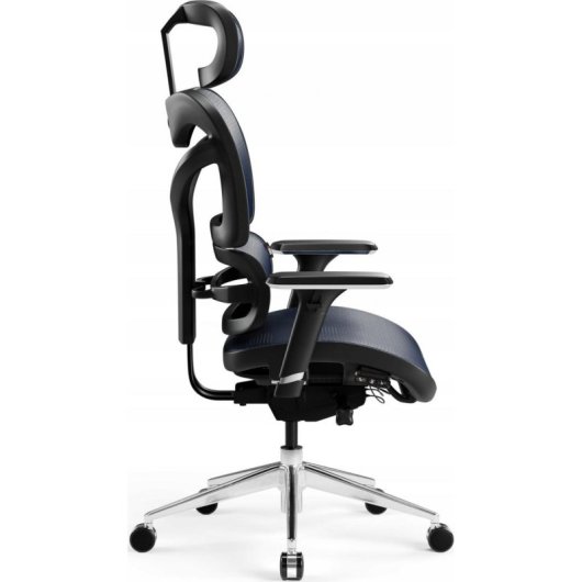 Silla de oficina Diablo Chairs V-Commander Negro/Azul