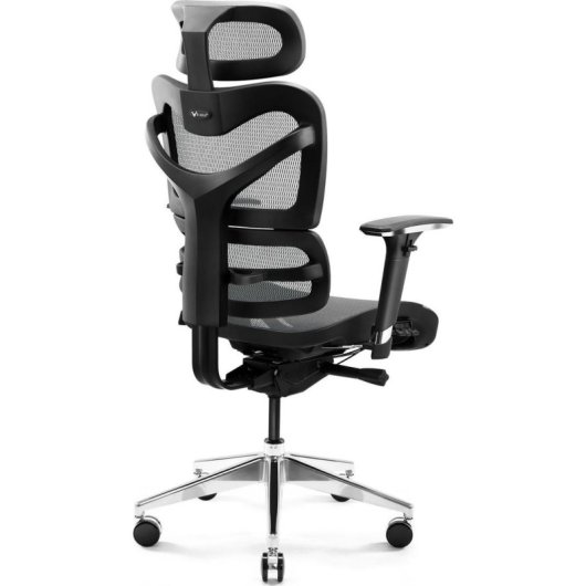Silla de oficina Diablo Chairs V-Commander Czarno-szare