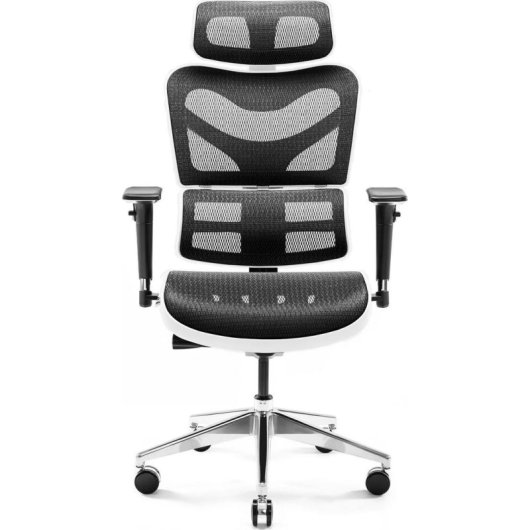 Fotol Diablo Chairs V-Commander Biało-czarne Ergonómico 140 kg