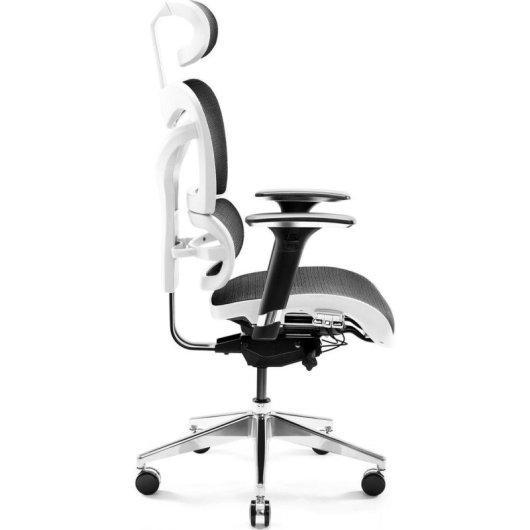 Fotol Diablo Chairs V-Commander Biało-czarne Ergonómico 140 kg