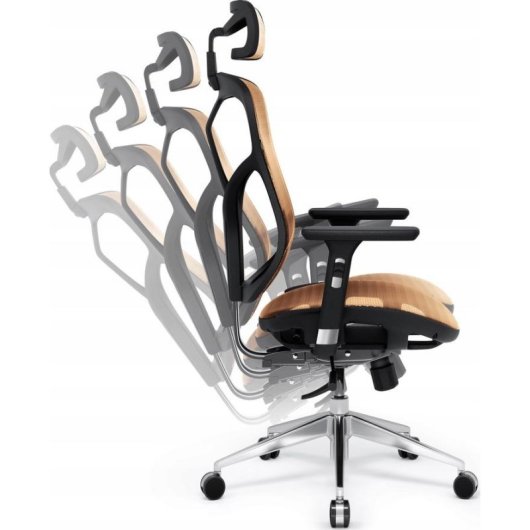 Cadeira de Escritório Ergonómica Diablo Chairs V-Basic Laranja