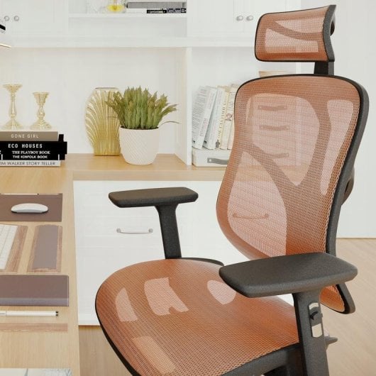 Cadeira de Escritório Ergonómica Diablo Chairs V-Basic Laranja