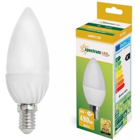 Bombilla LED Spectrum 6W E-14 B Neutral