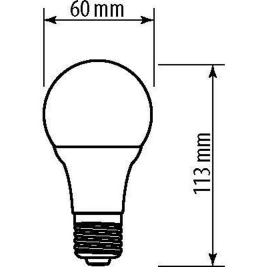 Fuente de Alimentación GTV Żarówka LED 10W E27 4000K Clase F 220°