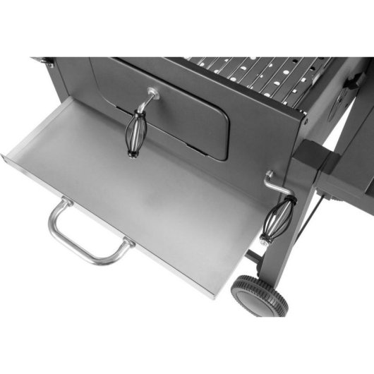 Barbacoa de carbón Fieldmann FZG 1008 56x42 cm con tapa y ruedas