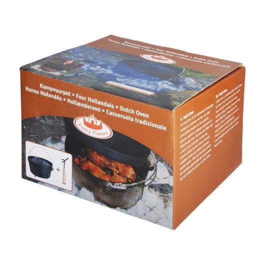 Olla Hierro Fundido Esschert Design 3,5 L Negro