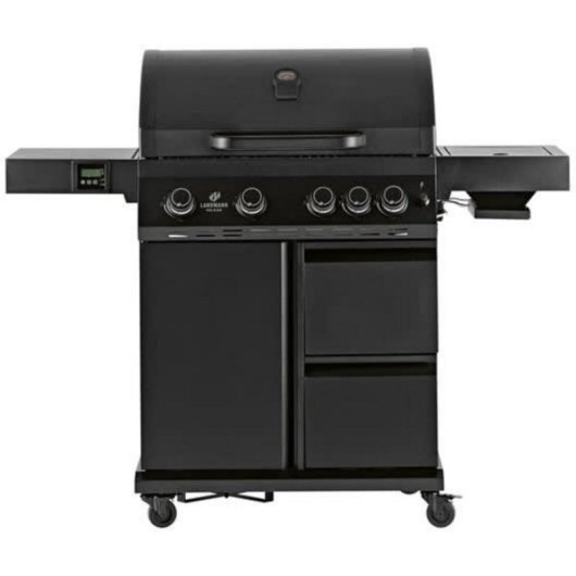 Barbacoa de Gas Landmann Cool Black 4.1 maxX 18.6 kW 76 cm x 41 cm Negra