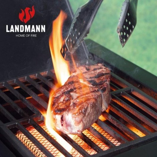 Barbacoa de Gas Landmann Cool Black 4.1 maxX 18.6 kW 76 cm x 41 cm Negra