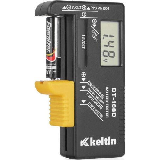 KELTIN BT-168D Digitaler Batterietester für Batterien und Akkus