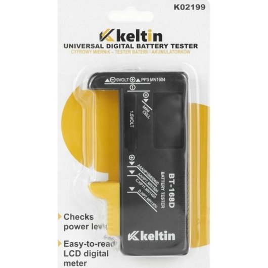 KELTIN BT-168D Digitaler Batterietester für Batterien und Akkus