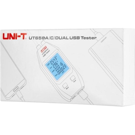 Tester de puertos USB Uni-T UT658 Dual