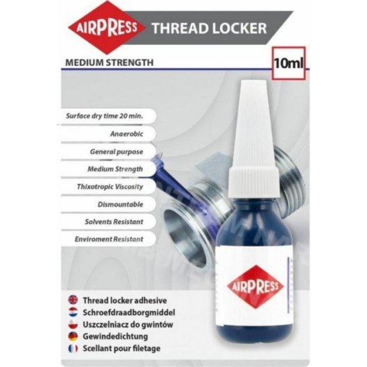 Uszczelniacz do gwintów Airpress MEDIUM 10ML