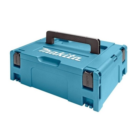 Caixa de Ferramentas Makita Makpac Typ 2 Plástico Preto e Azul 395 x 295 x 157 mm