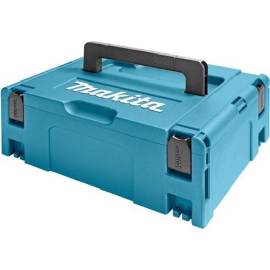 Caixa de Ferramentas Makita Makpac Typ 2 Plástico Preto e Azul 395 x 295 x 157 mm