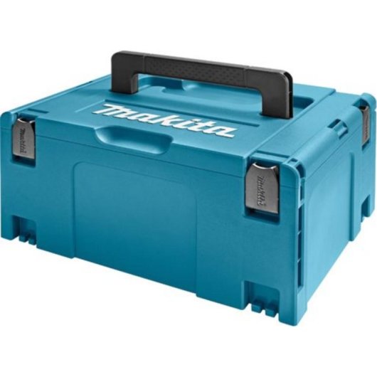 Caixa de Ferramentas Makita Makpac Typ 2 Plástico Preto e Azul 395 x 295 x 157 mm