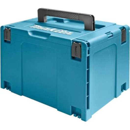 Caixa de Ferramentas Makita Makpac Typ 2 Plástico Preto e Azul 395 x 295 x 157 mm