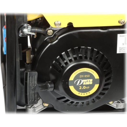 Generador eléctrico Delta DY-950 750W 1-fásico con AVR y arranque manual