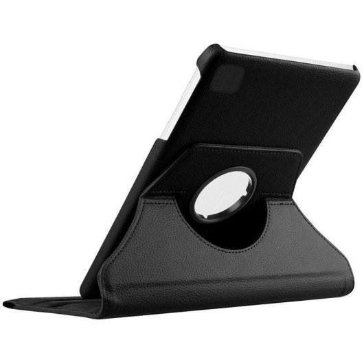 Funda Cool Giratoria para Xiaomi Pad 7 / 7 Pro / 8 / 8 Pro Polipiel Negro