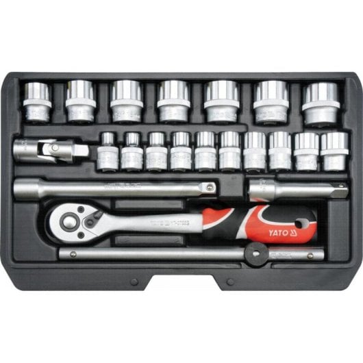Satz mechanischer Werkzeuge Yato YT-38561 22 Werkzeuge Chrom-Vanadium-Stahl