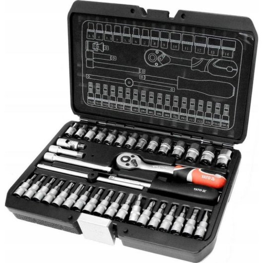 Conjunto de ferramentas mecânicas Yato YT-14471 38 peças com estojo