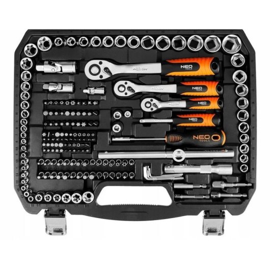 Conjunto de ferramentas Neo 10-220 220 peças com maleta