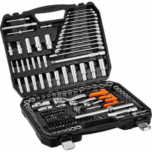 Conjunto de ferramentas Neo 10-220 220 peças com maleta