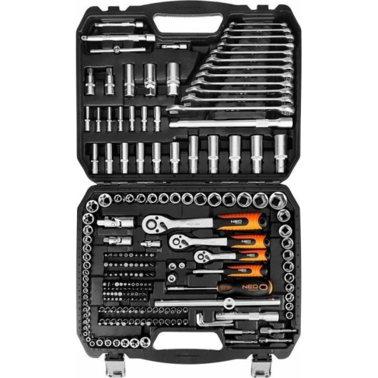 Conjunto de ferramentas Neo 10-220 220 peças com maleta