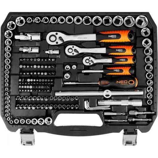 Conjunto de ferramentas Neo 10-220 220 peças com maleta