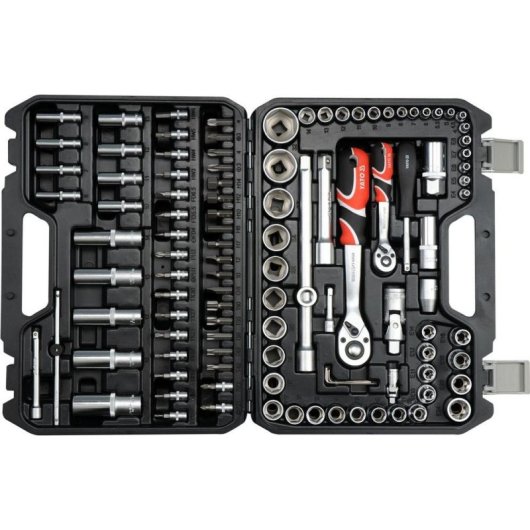 Juego de llaves de tubo Yato YT-38791 108 piezas acero cromo vanadio