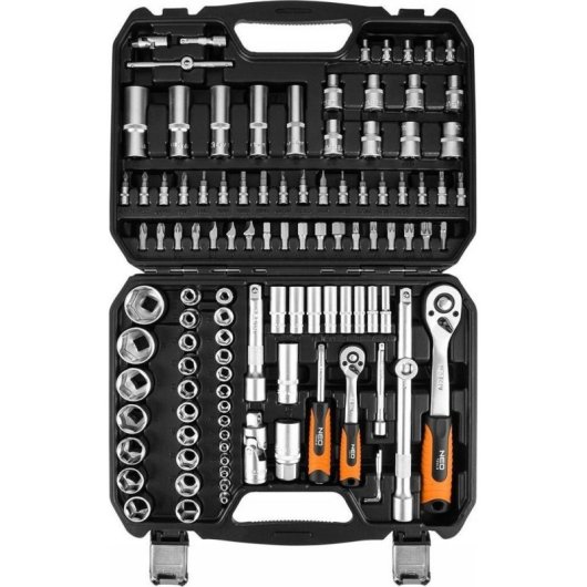 Kit de ferramentas Neo 10-211 110 peças com maleta