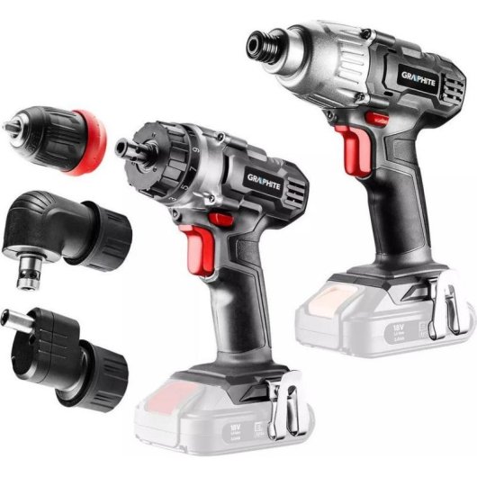 Set de ferramentas elétricas Graphite 2 elementos 18V 58GS002