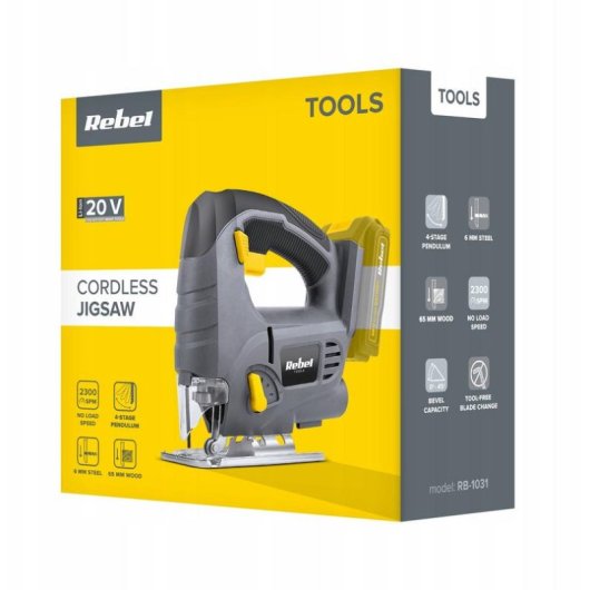Seghetto alternativo a batteria Rebel Tools RB-1031 20V