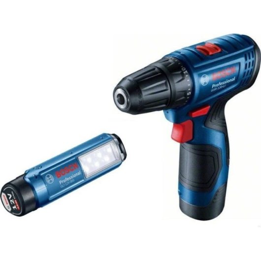 Chave de fendas Bosch GSR 120-LI 12V 2 Ah 2 baterias