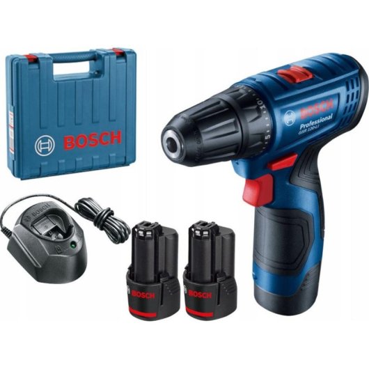 Chave de fendas Bosch GSR 120-LI 12V 2 Ah 2 baterias