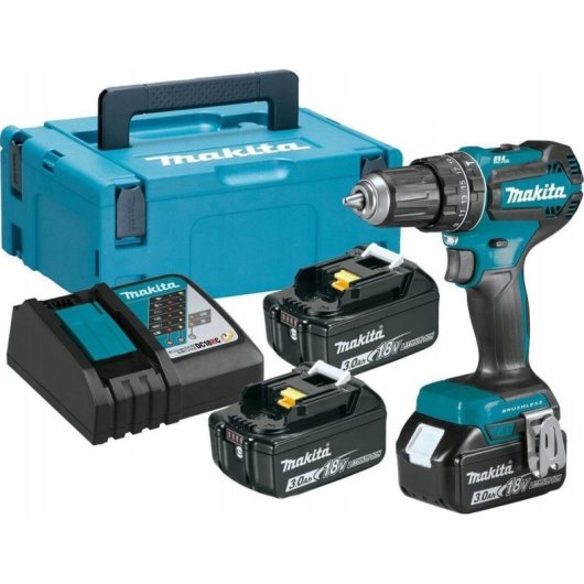 Taladro de pistola Makita DHP485RF3J Sin escobillas 18V 3 Ah