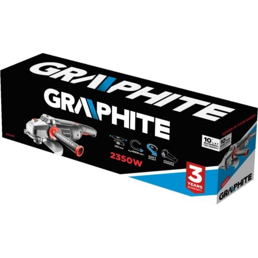 Amoladora Graphite 59G207 2350W 230mm 6500rpm