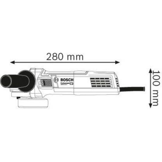 Amoladora Bosch GWS 9-125 S 900W 125mm