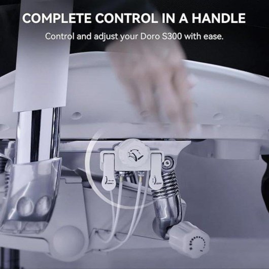 Bürostuhl Sihoo Doro S300 Ergonomisch - 6D-Armlehnen - Dynamisches Lendenwirbelstützsystem