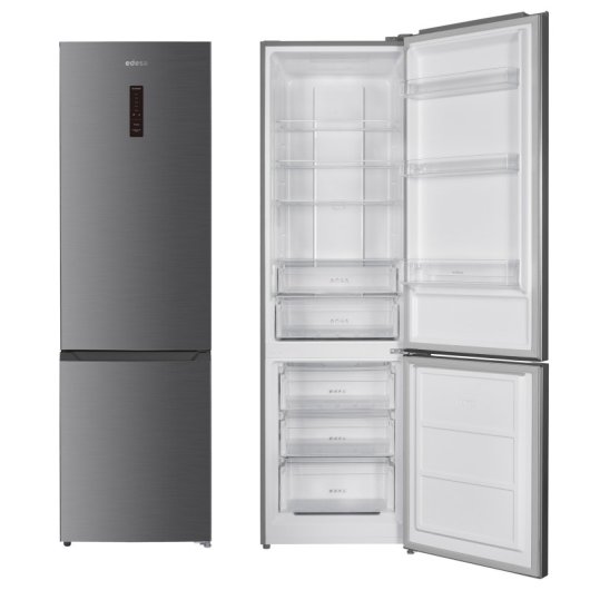 Frigorífico Combi Edesa EFC-20320 NF EX No Frost 201 cm 326 L E Acero inoxidable