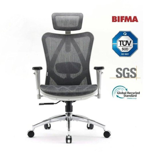 Sedia da Ufficio Ergonomica Sihoo M57 con Braccioli 3D e Supporto Lombare Regolabile