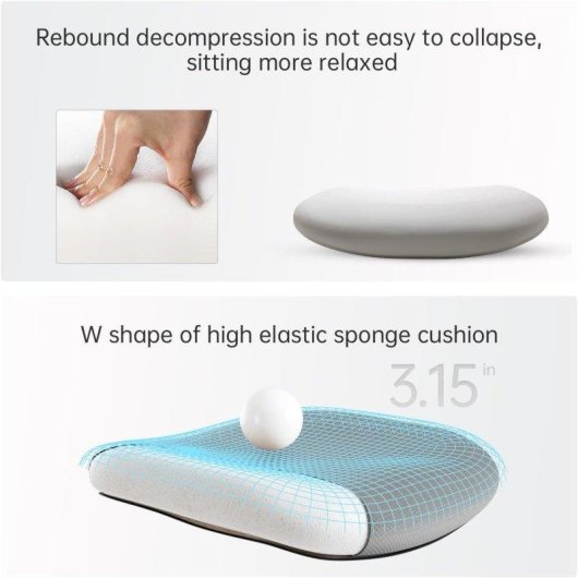 Silla Ergonómica Sihoo M18 Soporte 4 Puntos Malla Transpirable Gris