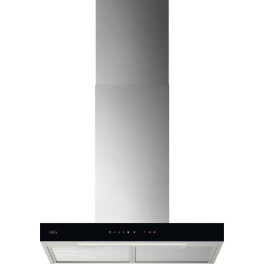 Campana extractora AEG GB67D61HL Recirculação 60 cm com controlo tátil e função Booster