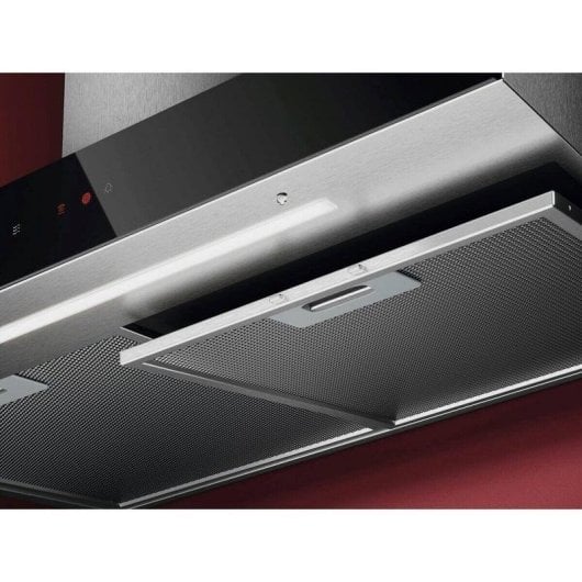 Campana extractora AEG GB67D61HL Recirculação 60 cm com controlo tátil e função Booster