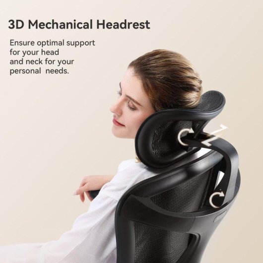 Bürostuhl Ergonomisch Sihoo Doro C300 - 3D-Armlehnen - Automatisch einstellbare Lendenwirbelstütze - Intelligentes Gewichtsmechanismus