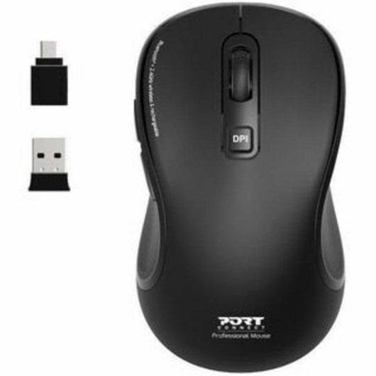 Mouse Port Designs PORT Connect 910010 RF Wireless Bluetooth 2400 DPI Nero Ricaric.