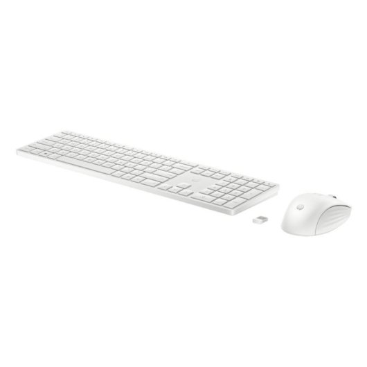 Teclado HP Combo 650 sem fios membrana branco com rato incluído