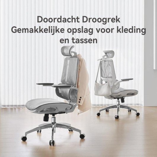 Sihoo M59as Silla Ergonómica Reposabrazos 3D Ajustables Respaldo Doble